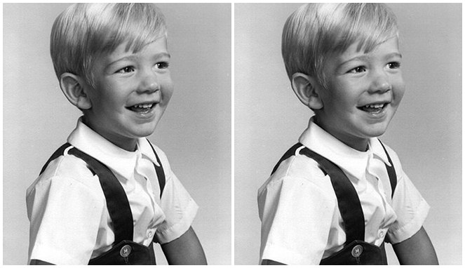 Hình ảnh Jeff Bezos khi còn bé, một cậu bé thông minh và ưa tìm hiểu về khoa học