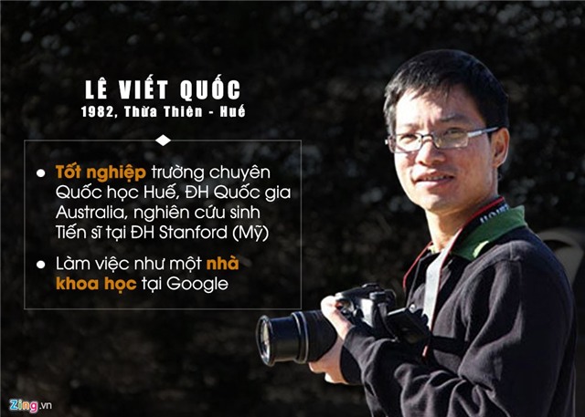 Lê Việt Quốc làm việc như một nhà khoa học nghiên cứu tại Google. 
