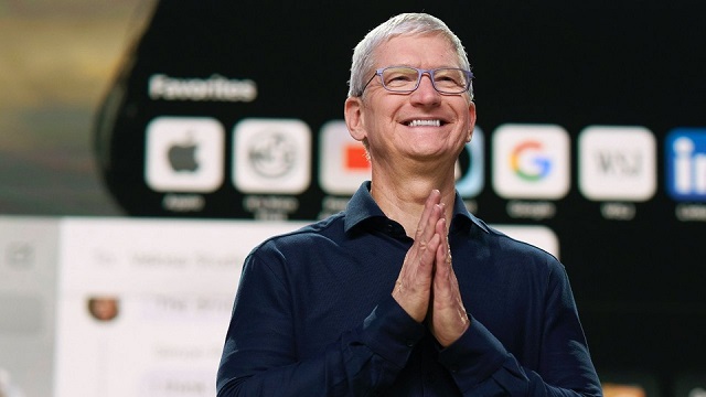 CEO Tim Cook vừa ‘bỏ túi’ 750 triệu USD nhờ bán cổ phiếu thưởng của Apple - Ảnh 1. Tim Cook thu về 750 triệu USD từ việc bán cổ phiếu Apple. Ảnh: AppleInsi