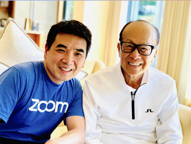  Eric Yuan, người sáng lập Zoom và Lý Gia Thành