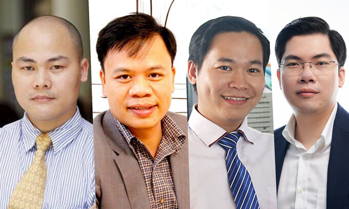  Các diễn giả tham gia CTO Talks số 23:, ông Nguyễn Tử Quảng, ông Nguyễn Thế Trung, ông Lê Nhật Quang, ông Phạm Nam Long.